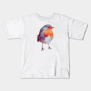 Winter Robin Kids T-Shirt